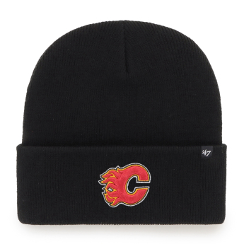 Calgary Flames zimná čiapka Haymaker 47 CUFF KNIT Black