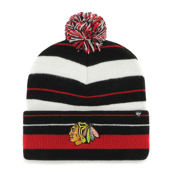 Chicago Blackhawks zimná čiapka Power Line 47 CUFF KNIT Black