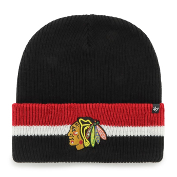 Chicago Blackhawks zimná čiapka Split Cuff 47 CUFF KNIT Black