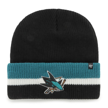 San Jose Sharks zimná čiapka Split Cuff 47 CUFF KNIT Black