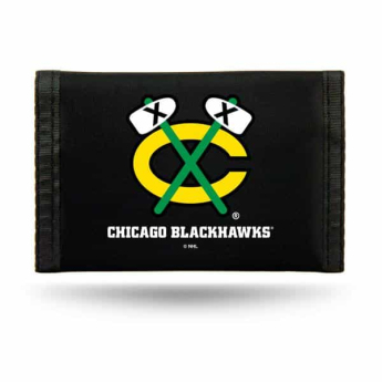 Chicago Blackhawks peňaženka Nylon Trifold black