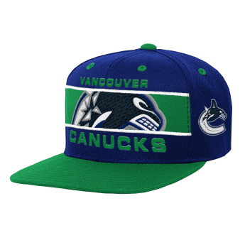 Vancouver Canucks detská čiapka flat šiltovka Logo Bar Deadstock Snapback