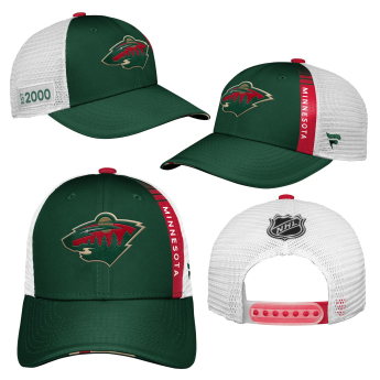 Minnesota Wild detská čiapka baseballová šiltovka Locker Room Structured Adjustableble