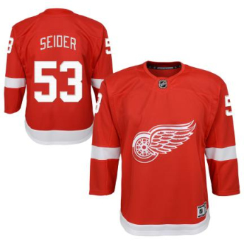 Detroit Red Wings detský hokejový dres Moritz Seider Premier Home