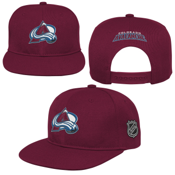 Colorado Avalanche detská čiapka flat šiltovka Logo Flatbrim Snapback