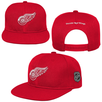 Detroit Red Wings detská čiapka flat šiltovka Logo Flatbrim Snapback