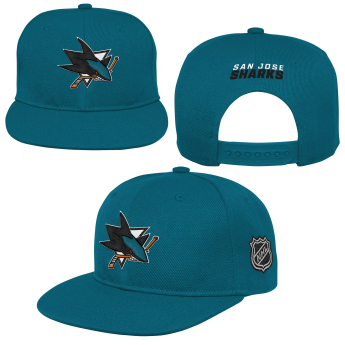 San Jose Sharks detská čiapka flat šiltovka Logo Flatbrim Snapback