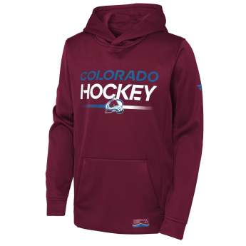 Colorado Avalanche detská mikina s kapucňou Authentic Pro Hoodie Po Hood