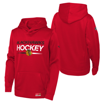 Chicago Blackhawks detská mikina s kapucňou Authentic Pro Hoodie Po Hood