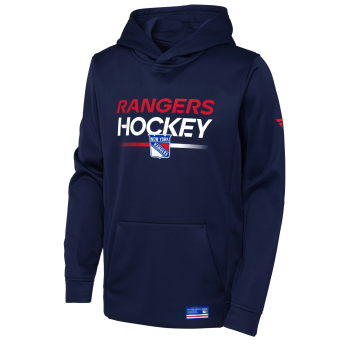 New York Rangers detská mikina s kapucňou Authentic Pro Hoodie Po Hood