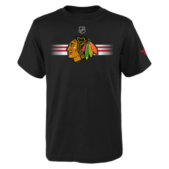 Chicago Blackhawks detské tričko Apro Logo Ss Ctn Tee black