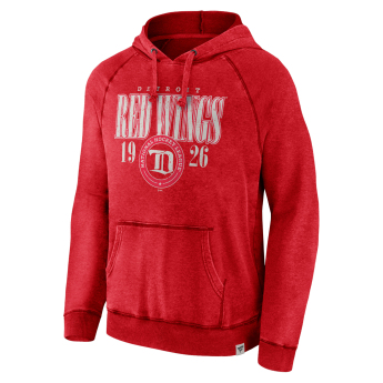 Detroit Red Wings pánska mikina s kapucňou A/LS Hoodie red