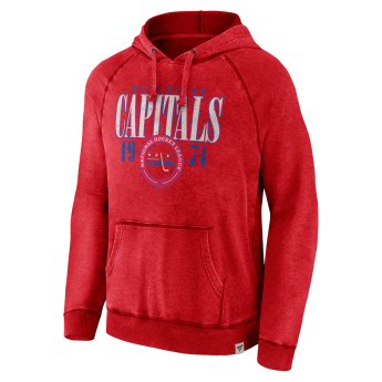 Washington Capitals pánska mikina s kapucňou A/LS Hoodie red