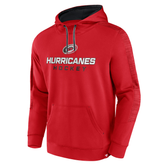 Carolina Hurricanes pánska mikina s kapucňou Poly Fleece POH red