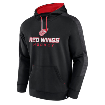 Detroit Red Wings pánska mikina s kapucňou Poly Fleece POH black