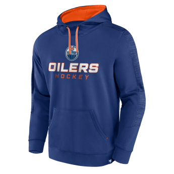 Edmonton Oilers pánska mikina s kapucňou Poly Fleece POH blue