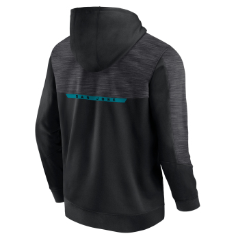 San Jose Sharks pánska mikina s kapucňou Poly Fleece POH black