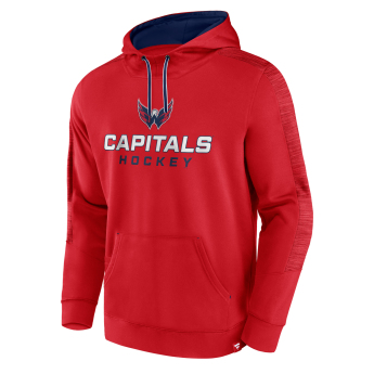 Washington Capitals pánska mikina s kapucňou Poly Fleece POH red