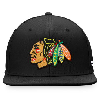 Chicago Blackhawks čiapka flat šiltovka Core Snapback black