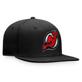 New Jersey Devils čiapka flat šiltovka Core Snapback black