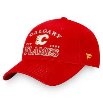 Calgary Flames čiapka baseballová šiltovka Heritage Unstructured Adjustable