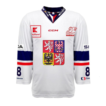 Hokejové reprezentácie hokejový dres Czech Republic 2023/24 CCM PRO Authentic white