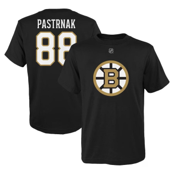 Boston Bruins detské tričko David Pastrňák #88 Player Name & Number