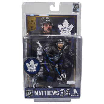 Toronto Maple Leafs figúrka Auston Matthews #34 Figure SportsPicks THIRD JERSEY GOLD LABEL