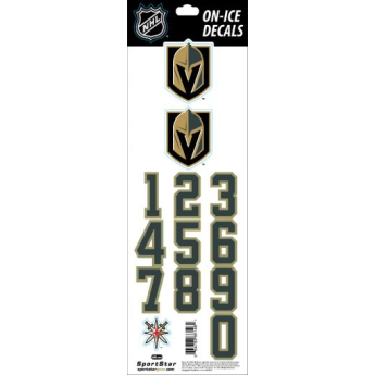 Vegas Golden Knights samolepky na helmu Decals