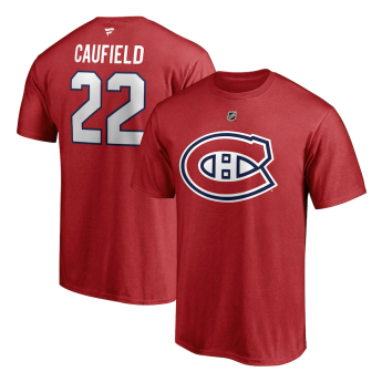 Montreal Canadiens pánske tričko Caufield #22 Authentic Stack Name & Number
