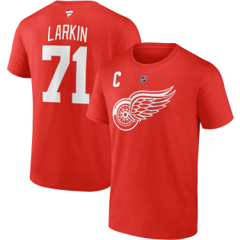 Detroit Red Wings pánske tričko Dylan Larkin #71 Authentic Stack Name & Number