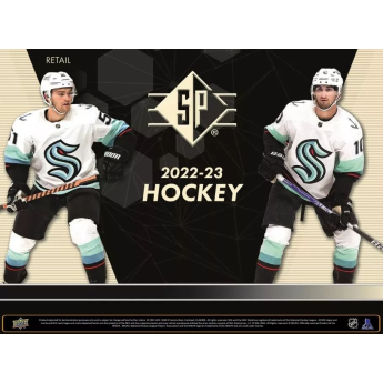 NHL boxy hokejové karty NHL 2022-23 Upper Deck SP Hockey Blaster Box
