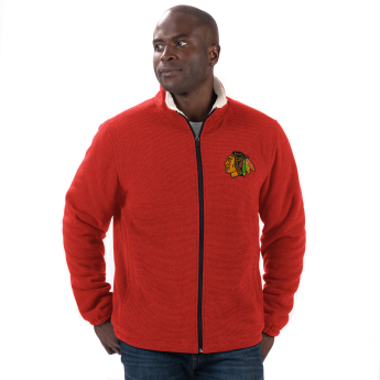 Chicago Blackhawks pánska bunda Counter Sherpa Jacket