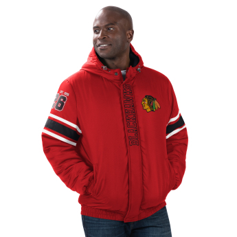 Chicago Blackhawks pánska bunda s kapucňou Tight End Winter Jacket