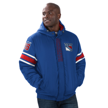 New York Rangers pánska bunda s kapucňou Tight End Winter Jacket