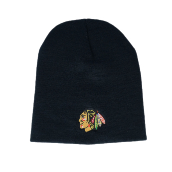 Chicago Blackhawks zimná čiapka Cuffless Knit Black