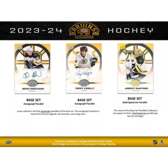 NHL boxy hokejové karty NHL 2023-24 Upper Deck Boston Bruins Centennial Box Set