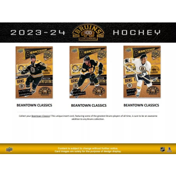 NHL boxy hokejové karty NHL 2023-24 Upper Deck Boston Bruins Centennial Box Set