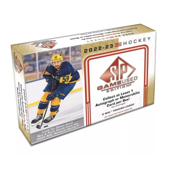 NHL boxy hokejové karty NHL 2022-23 Upper Deck SP Game Used Hobby Box