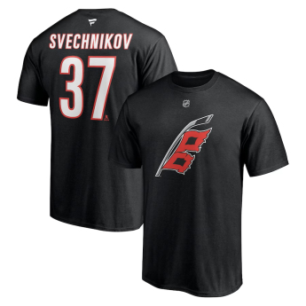 Carolina Hurricanes pánske tričko Andrei Svechnikov #37 Authentic Stack Name & Number