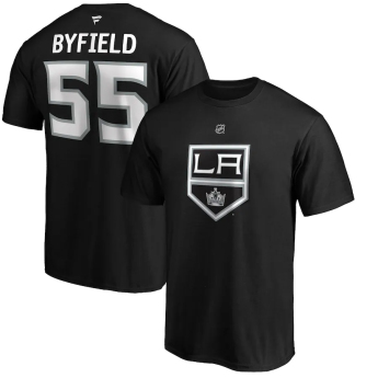 Los Angeles Kings pánske tričko Quinton Byfield #55 Authentic Stack Name & Number