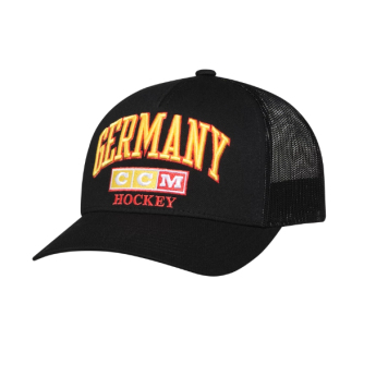 Hokejové reprezentácie čiapka baseballová šiltovka Germany CCM Meshback Trucker