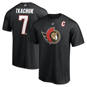 Ottawa Senators pánske tričko Brady Tkachuk #7 Authentic Stack Name & Number