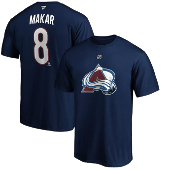 Colorado Avalanche pánske tričko Cale Makar #8 Name & Number navy