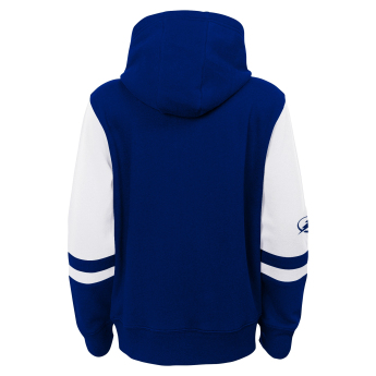 Tampa Bay Lightning detská mikina s kapucňou faceoff colorblocked fleece full-zip