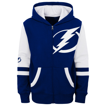 Tampa Bay Lightning detská mikina s kapucňou faceoff colorblocked fleece full-zip