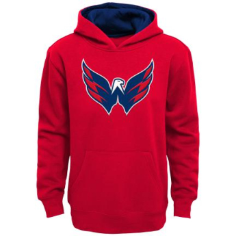 Washington Capitals detská mikina s kapucňou Prime Logo Pullover Fleece red