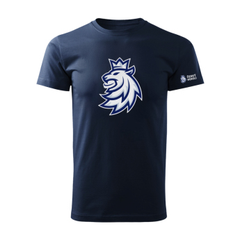 Hokejové reprezentácie detské tričko Czech Republic logo lion blue