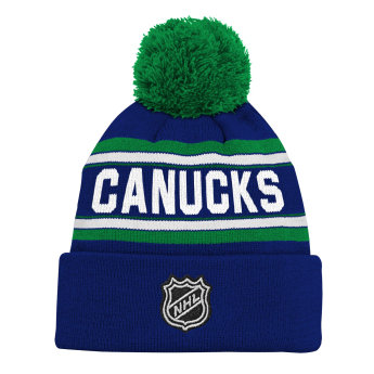 Vancouver Canucks detská zimná čiapka Jacquard Cuffed Knit With Pom