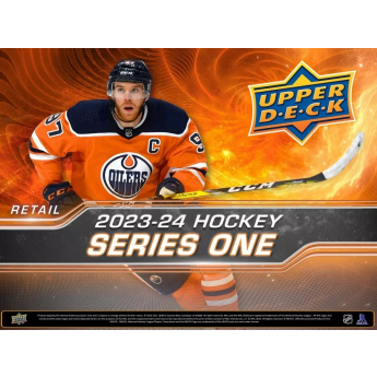 NHL boxy hokejové karty NHL 2023-24 Upper Deck Series 1 Blaster Box